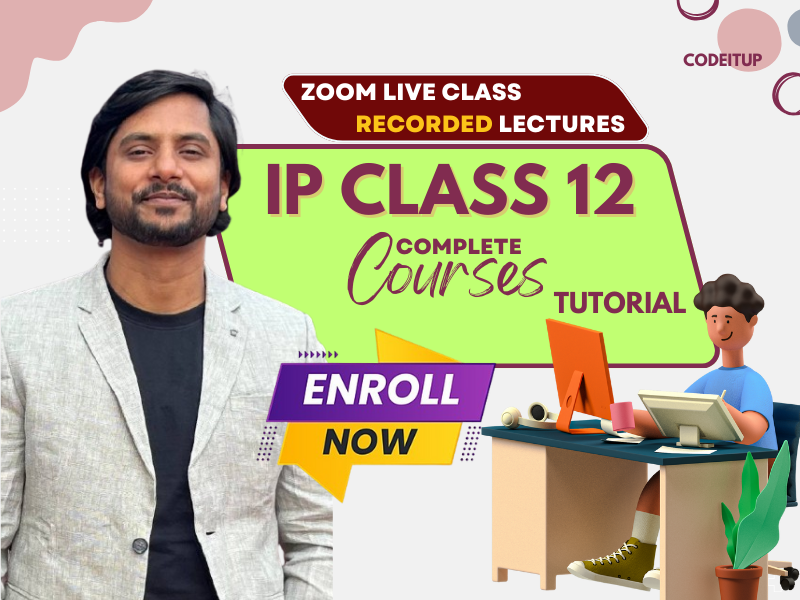 IP Class 12 Zoom Online Class Recorded Lecture By Anand Sir